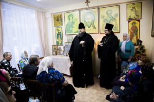 Епископ Волгодонский и Сальский Корнилий посетил пансионат для пожилых людей г. Волгодонска