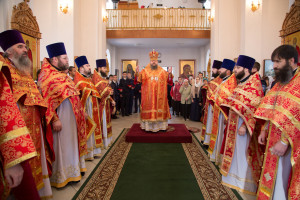 2 мая 2016 г. литургия в храме в честь святителя Димитрия Ростовского г. Сальска