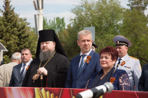 9 мая 2016 года епископ Волгодонский и Сальский Корнилий принял участие в праздничном мероприятиии посвященном 71-й годовщине со дня Победы