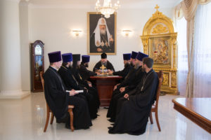 13.07.2017 г. Епископ Волгодонский и Сальский Корнилий возглавил совещание.