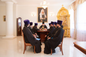 19.07.2017 г. Епископ Волгодонский и Сальский Корнилий возглавил совещание.