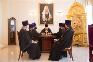 25.07.2017 г. Епископ Волгодонский и Сальский Корнилий возглавил совещание.