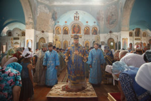 10 августа 2017 года Божественная литургия хут. Крымский.