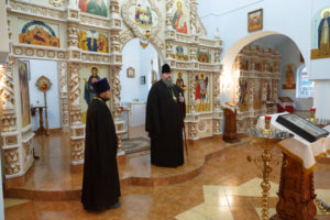 23 августа 2017г. епископ Волгодоский и Сальский Корнилий посетил храм в честь архистратига Михаила ст. Романовская