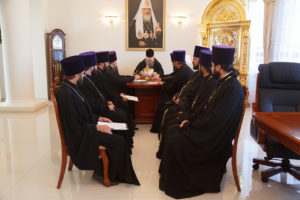 21.08.2018 года епископ Корнилий провел совещание с духовенством Волгодонской епархии.