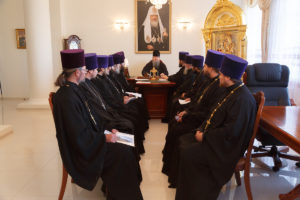 30.10.2018 года епископ Корнилий провел совещание с духовенством Волгодонской епархии