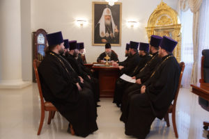 27.11.2018 г. епископ Корнилий провел совещание с духовенством Волгодонской епархии.