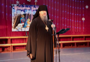 8.01.2019 г. епископ Корнилий посетил Рождественский праздничный концерт в городе Сальске