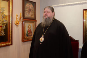 21 марта 2019 г. епископ Корнилий молился за уставным полиелейным богослужением