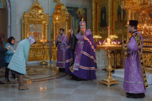 22 марта 2019 г. епископ Корнилий совершил Парастас в кафедральном соборе Рождества Христова