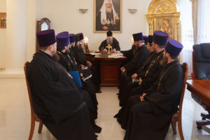 16 апреля 2019 года епископ Корнилий провел совещание с духовенством епархии