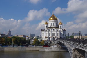 24.05.2019 — Епископ Корнилий принял участие в Божественной литургии в храме Христа Спасителя в г. Москве