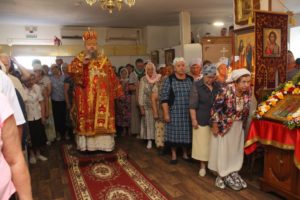 09.08.2019 – Божественная литургия в храме в честь Великомученика и Целителя Пантелеимона (г. Цимлянск)