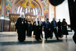 Святейший Патриарх Кирилл посетил Благовещенский греческий храм Ростова-на-Дону