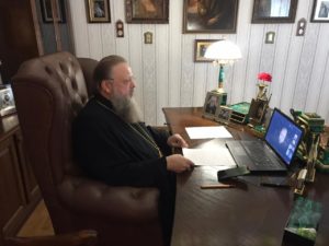 Состоялась онлайн-конференция митрополита Меркурия со студентами Донской духовной семинарии